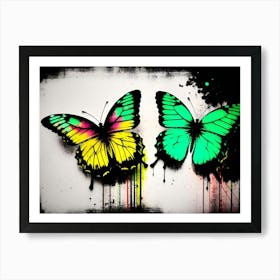 Two Butterflies 1 Art Print