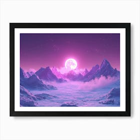 Full Moon In The Sky 17 Art Print