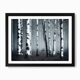 Birch Forest 70 Art Print