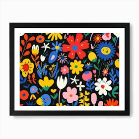 Floral Pattern 3 Art Print