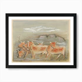 Restless Animals, Mikuláš Galanda Art Print