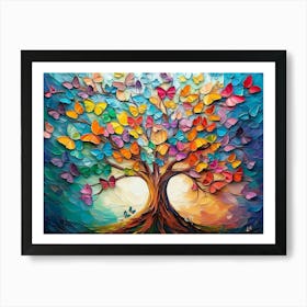 With Colorful Bright Art Print