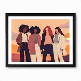 Group Of Women 7 Art Print