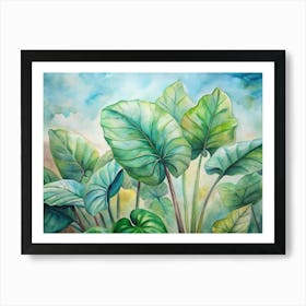 Tropical Leaves Art Print