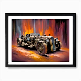 Steampunk Car 3 Art Print