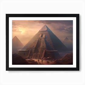 Pyramids Of Giza 1 Art Print