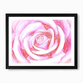 Rose Flower Art Print