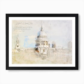 St. Pauls Cathedral, London Art Print