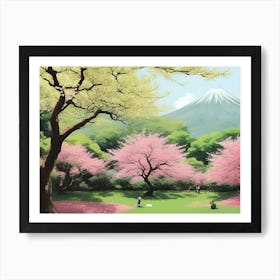 Cherry Blossoms Art Print