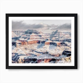 Grand Canyon Winter Storm Art Print