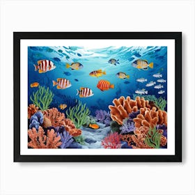 Coral Reef Art Print