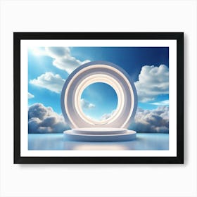 Cloudy Sky 2 Art Print