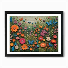 Flower Garden Art Print