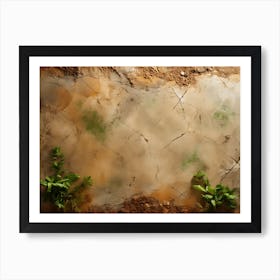 Sand And Dirt Background Art Print