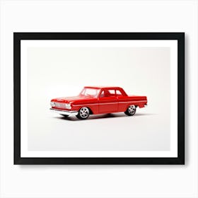 Toy Car Custom 62 Chevy Red Art Print