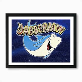 Funny Shark Jabberjaw Cartoon Film Art Print