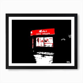 Morleys London Fried Chicken Shop Art Print