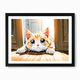 Kitty Cat Art Print