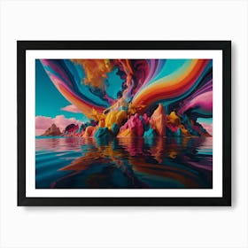 Psychedelic Painting 1 Art Print