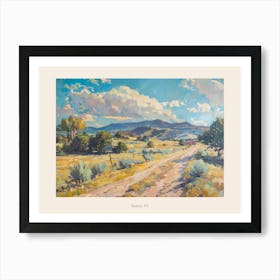 Western Landscapes Santa Fe New Mexico 3 Poster Art Print