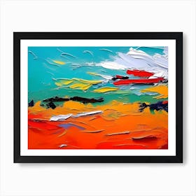 Abstract Painting 18 Art Print