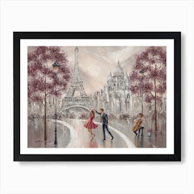 Twirl, Paris Dance Art Print