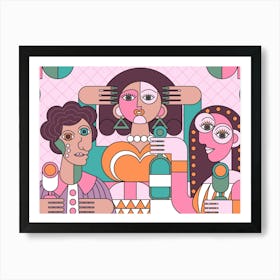 Group Of People Art Print