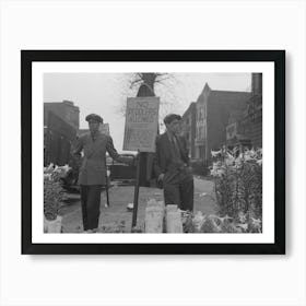 Untitled Photo, Possibly Related To Peddlers On Easter Morning On Garfield Boulevard, Chicago, Illinois By Russell Art Print