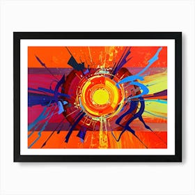 Abstract Painting 586 Art Print