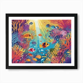 Coral Reef 6 Art Print