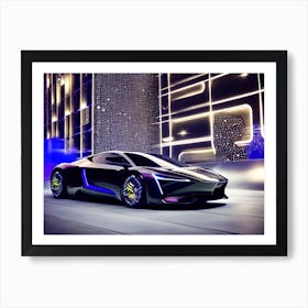 Futuristic Sports Car 5 Art Print