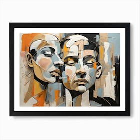 Two Faces Art Print