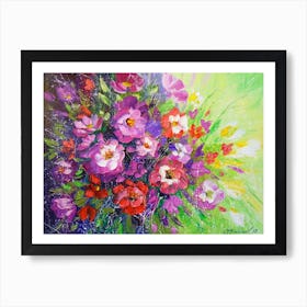 Bouquet of flowers 1 Art Print