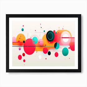 Abstract Circles 9 Art Print