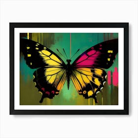 Butterfly - Butterfly Stock Videos & Royalty-Free Footage 11 Art Print