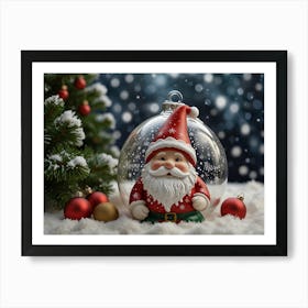 Santa Claus 4 Art Print