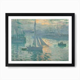 Sunrise (1873), Claude Monet Art Print