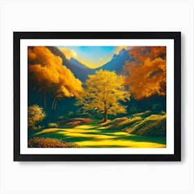 Tree In The Forest 5 Art Print