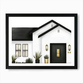 House Front Door Art Print