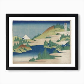 Hakone Lake In Sagami Province (1830–1833), Katsushika Hokusai Art Print