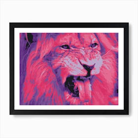 Lion Painting Art Print