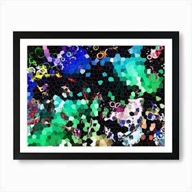 Abstract Modern Mosaic 2 Art Print