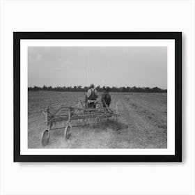 Untitled Photo, Possibly Related To Raking Soybean Hay, Lake Dick Project, Arkansas By Russell Lee 1 Art Print