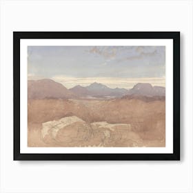 A Mountainous View, North Wales, David Cox Art Print