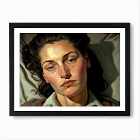 Woman Portrait Painting, Woman Portrait Print, Dark Wall Art, Moody Wall Art, Beautiful Portrait, ,Moody Antique Art, Young Woman Portrait Art Print