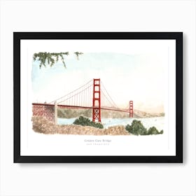 Golden Gate Bridge San Francisco Art Print