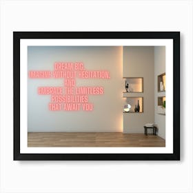 Dream Big Art Print