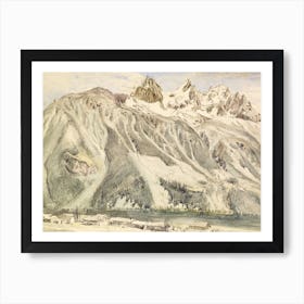 Village In The Alps Art Print