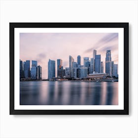 Pink Singapore Art Print