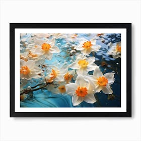 Daffodils In Water 6 Poster